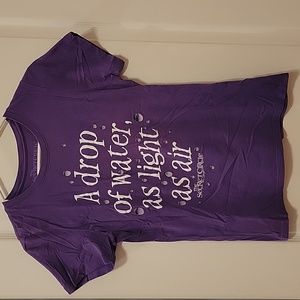 Like New Warner Bros. The CW The Secret Circle Purple Witch Spell T-Shirt